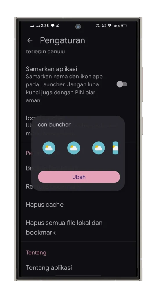 Tangkapan layar APK Nekopoi 8